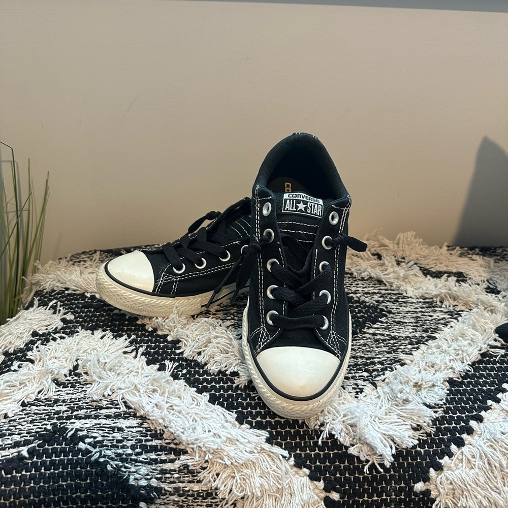 Converse Kids Black and White Sneakers